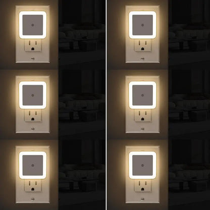 Night Light, Night Lights Plug into Wall 6-Pack, Plug in Nightlight, Dusk to Dawn Nightlight Led Night Lights for Bedroom,Bathroom, Hallway Warm White Home Lightingspringstatements