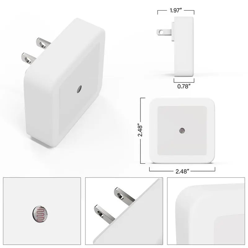 Night Light, Night Lights Plug into Wall 6-Pack, Plug in Nightlight, Dusk to Dawn Nightlight Led Night Lights for Bedroom,Bathroom, Hallway Warm White Home Lightingspringstatements