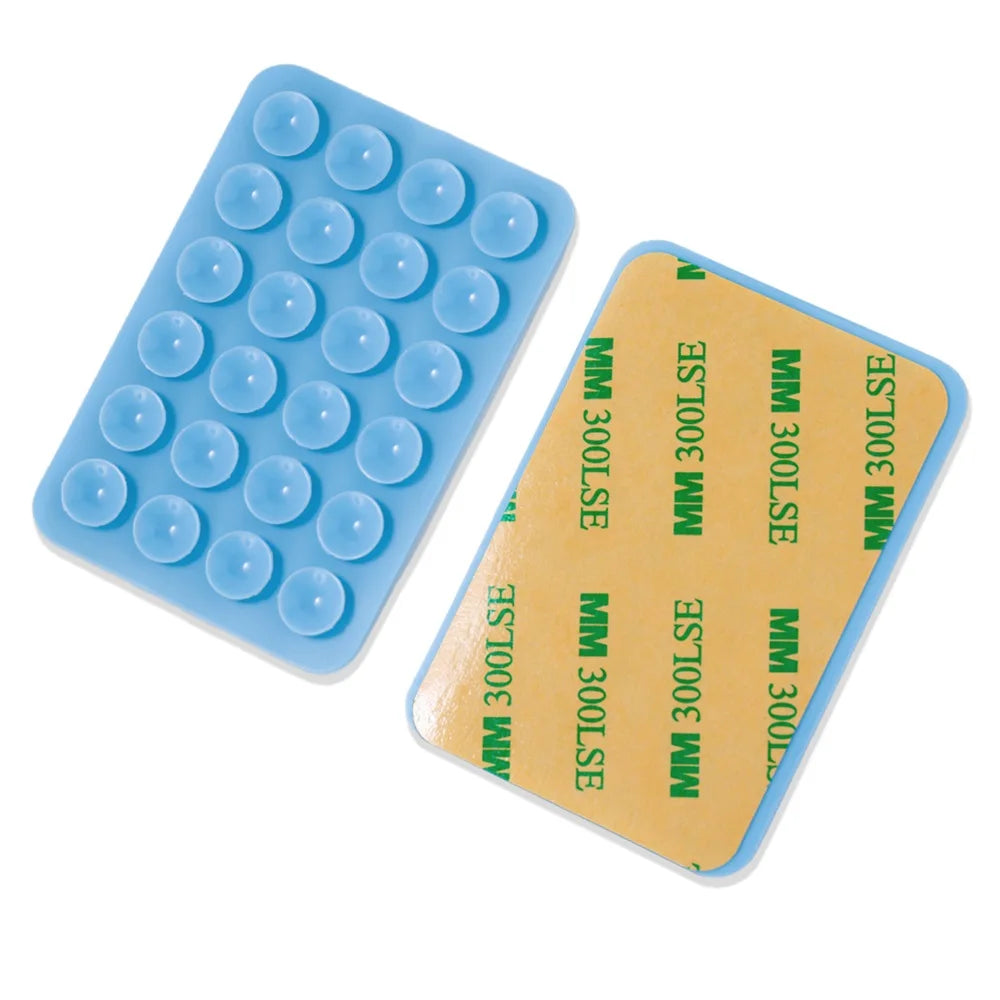 Phone Stands anti Slip Silicone Suction Cup Holder Multifunctional Backed Adhesive Phone Fixing Suction Cup Stand