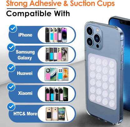 Phone Stands anti Slip Silicone Suction Cup Holder Multifunctional Backed Adhesive Phone Fixing Suction Cup Stand
