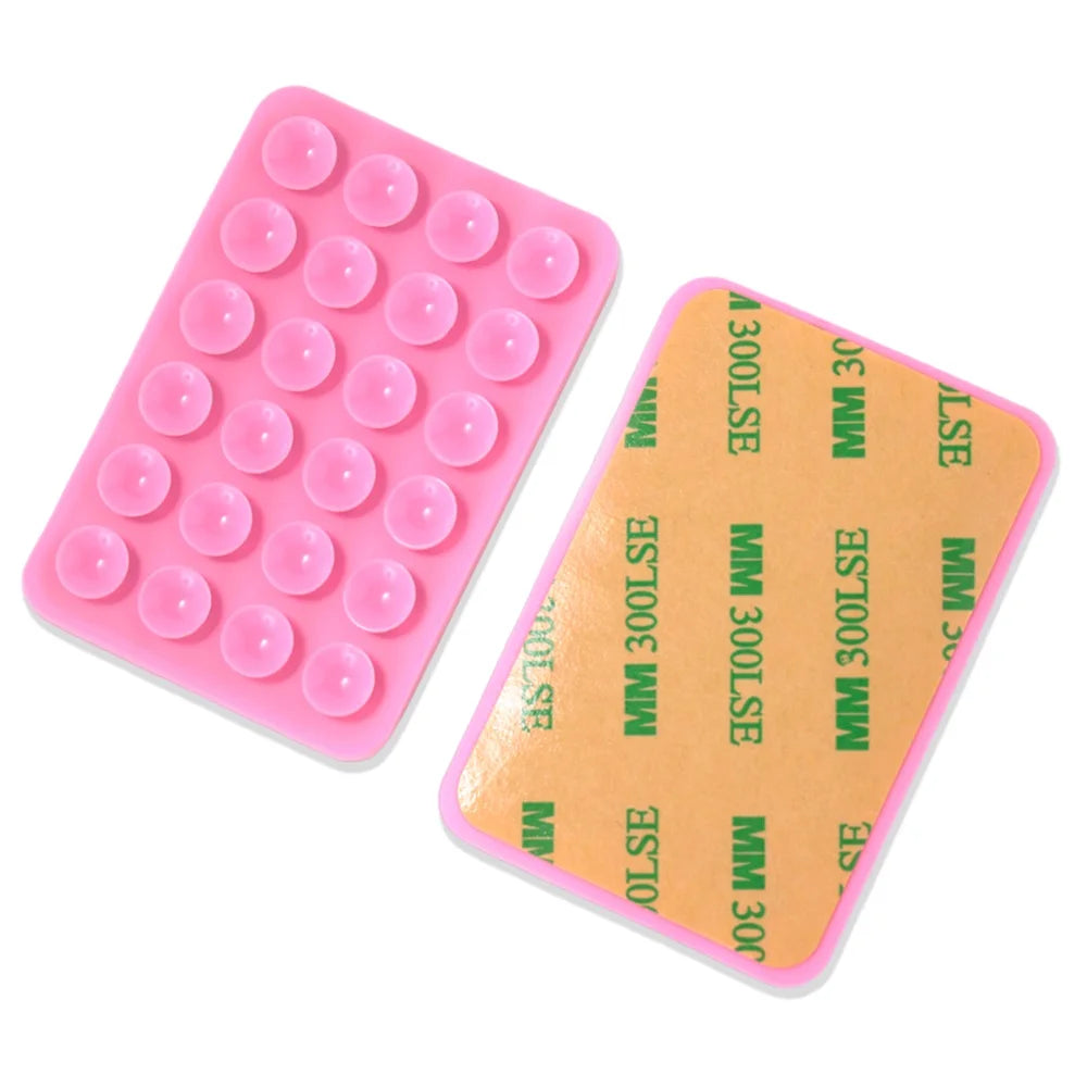Phone Stands anti Slip Silicone Suction Cup Holder Multifunctional Backed Adhesive Phone Fixing Suction Cup Stand