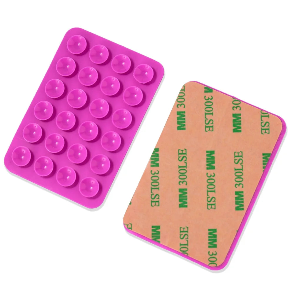Phone Stands anti Slip Silicone Suction Cup Holder Multifunctional Backed Adhesive Phone Fixing Suction Cup Stand