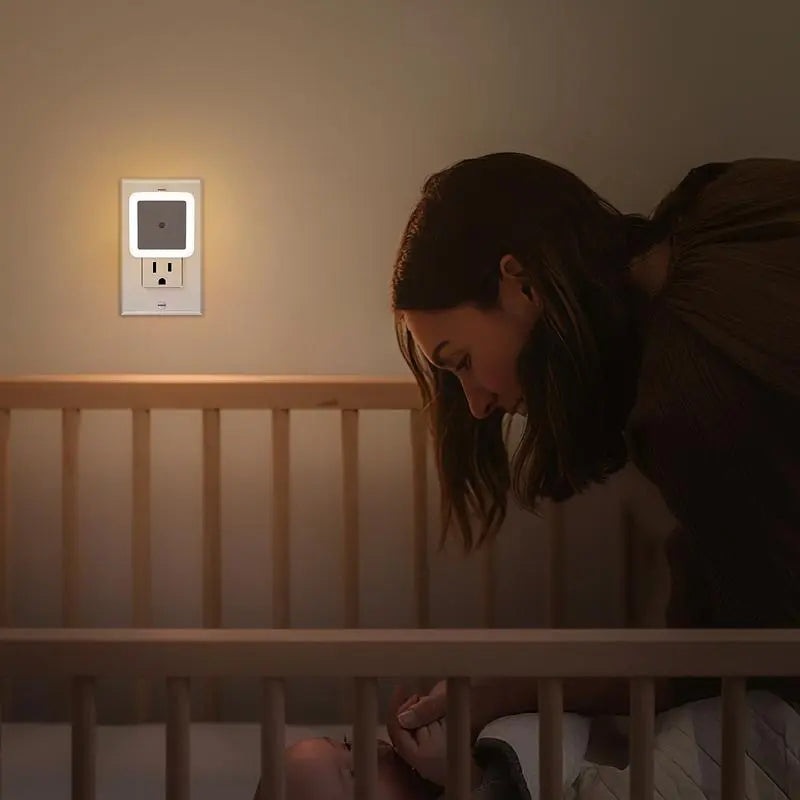 Night Light, Night Lights Plug into Wall 6-Pack, Plug in Nightlight, Dusk to Dawn Nightlight Led Night Lights for Bedroom,Bathroom, Hallway Warm White Home Lightingspringstatements