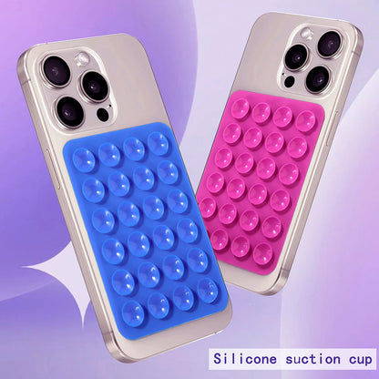 Phone Stands anti Slip Silicone Suction Cup Holder Multifunctional Backed Adhesive Phone Fixing Suction Cup Stand